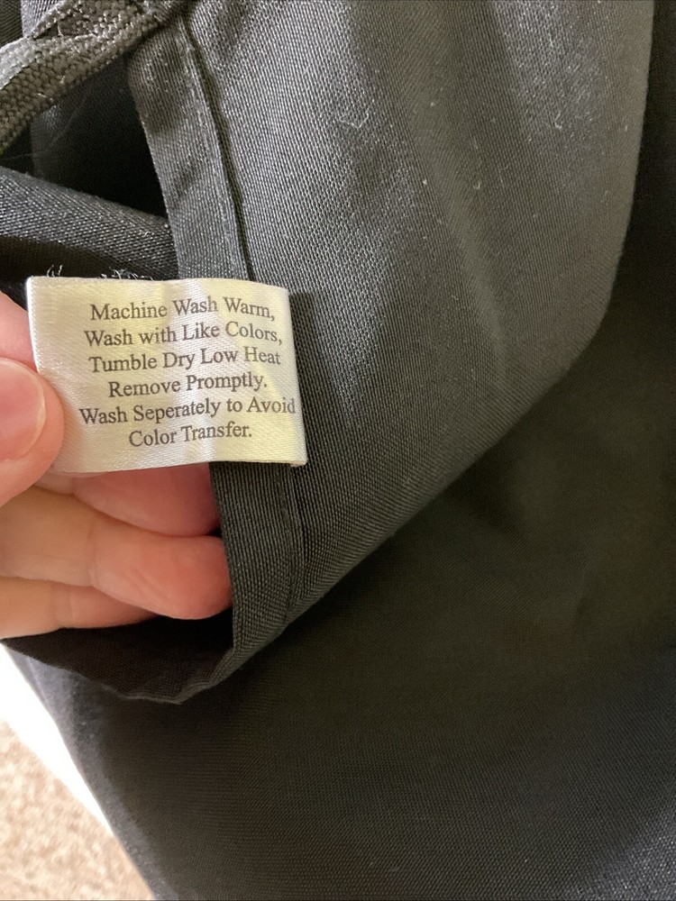 Basic Chef Bib APRON, 100% Spun Polyester BLACK