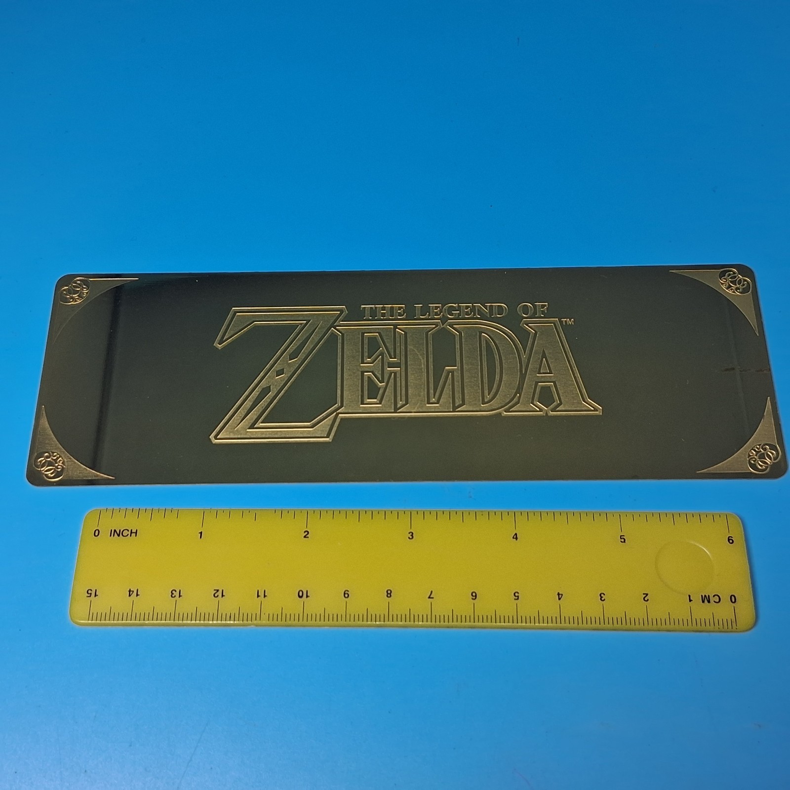 (Gold Bookmark) from 2013 The Legend of Zelda Prima Collectors Treasure Chest