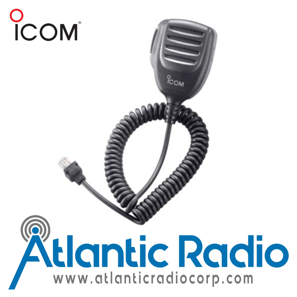 Icom HM152 Rugged Mobile Hand Microphone with Dust-Proof PTT Switch