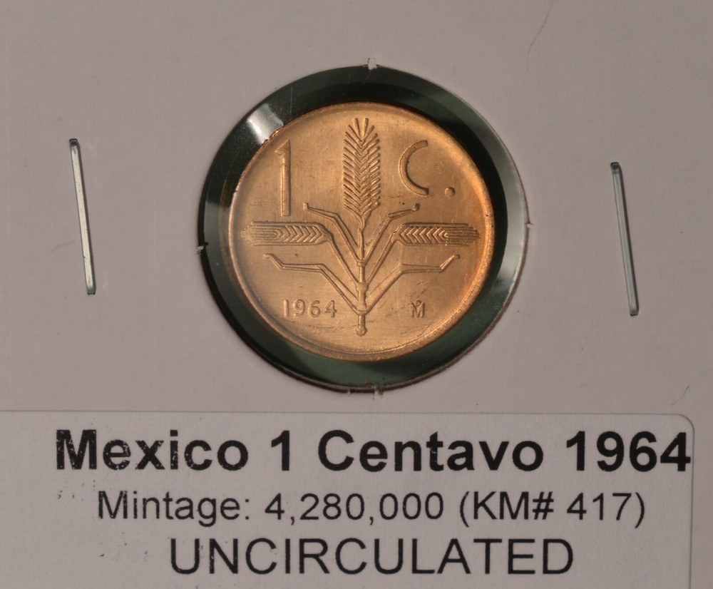 Mexico -  1 CENTAVOS 1964 - UNCIRCULATED