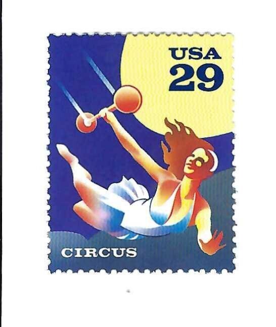 STAMP US SCOTT 2752 "Circus-Trapeze Artist" 29 CENT 1993 MNH