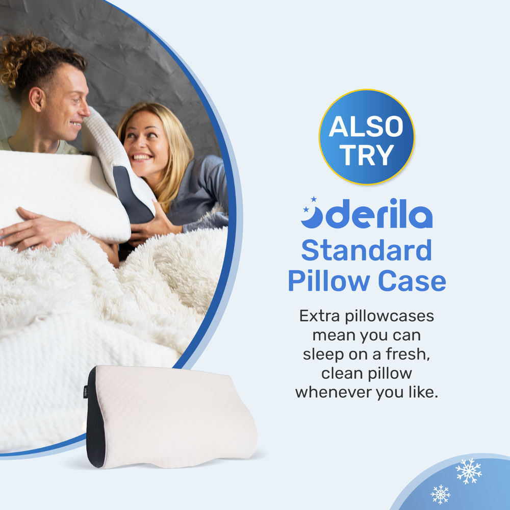 ~ Derila® ~ King Size Cooling Pillowcase. Optimal Temperature Control