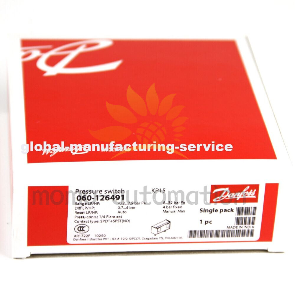 NEW Danfoss KP15 060-126491 Pressure Switch 1PCS