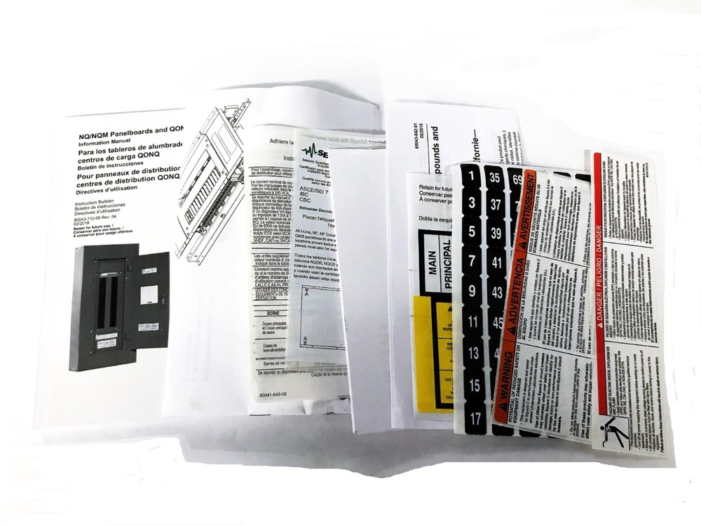 Square D Panelboard Neutral Kit NQN1CU NOS