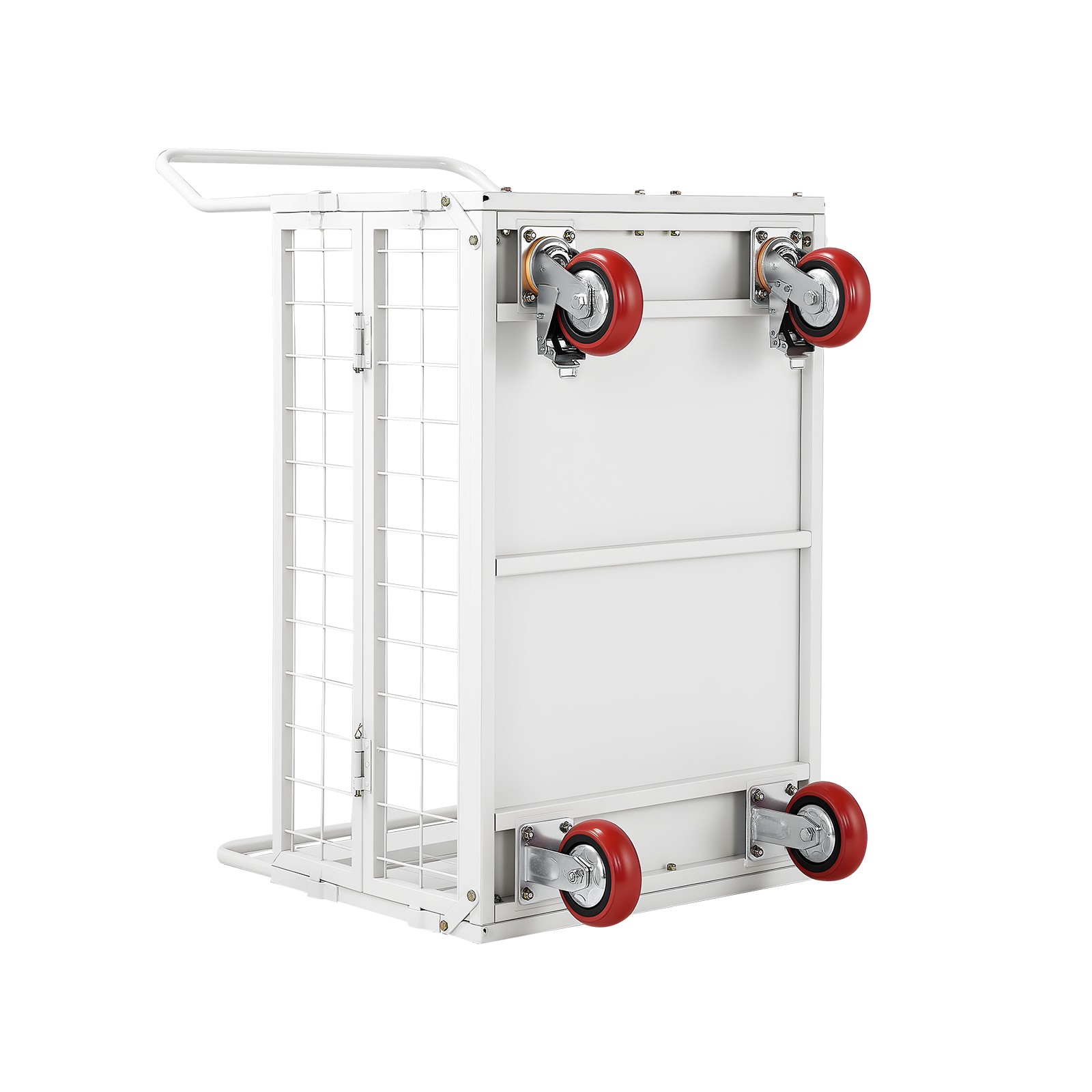 Uimoso Foldable Platform Cart with Cage, 2000 lbs Capacity, 6-in-1 Hand Truck