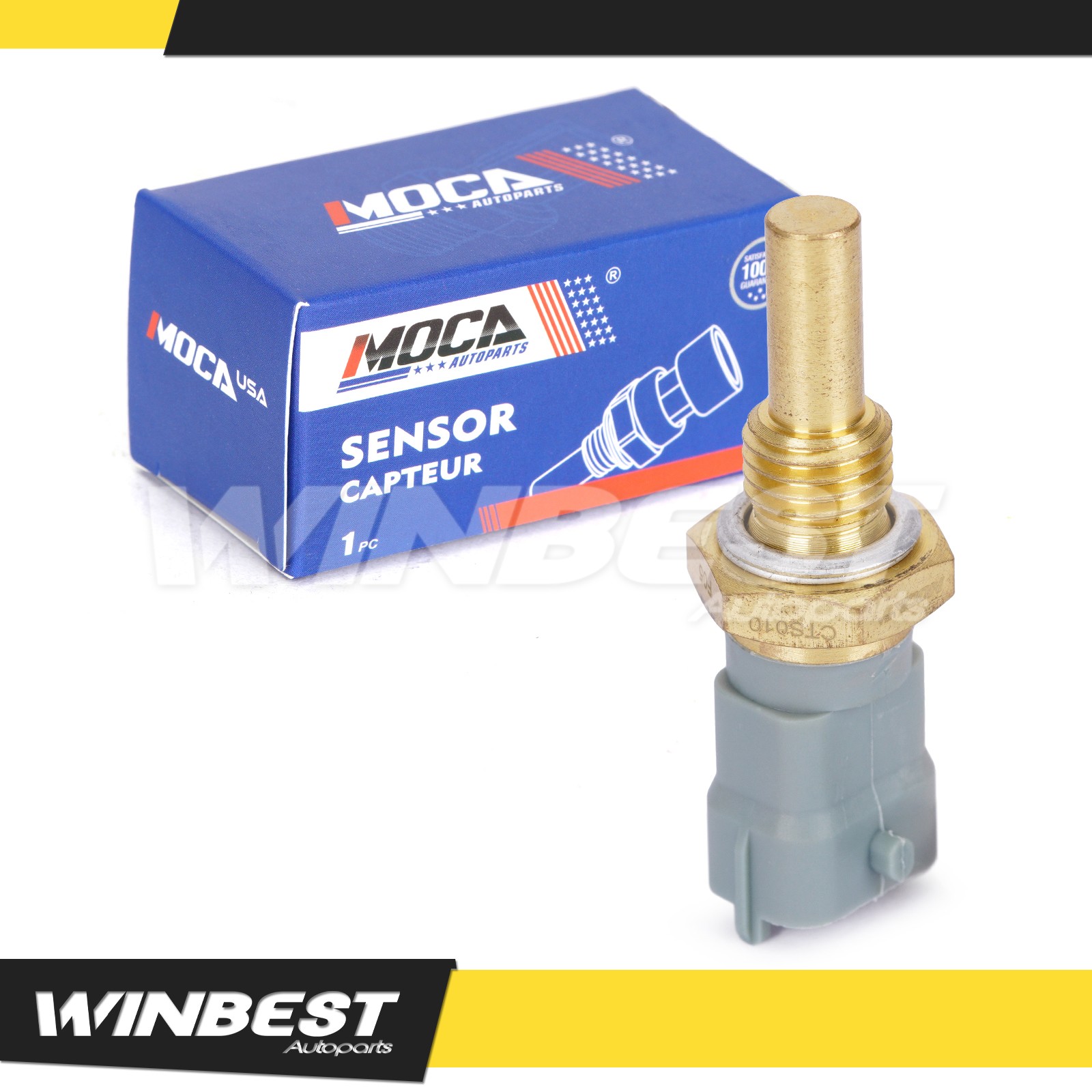 Coolant Temperature Sensor fit Buick Chevrolet GMC Cadillac Suzuki Saturn Saab