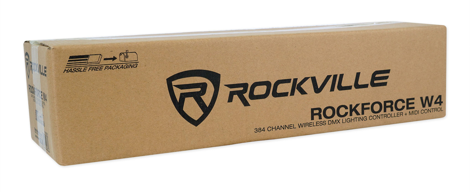 Rockville ROCKFORCE W4 384 Channel Wireless DMX Lighting Light Controller+MIDI
