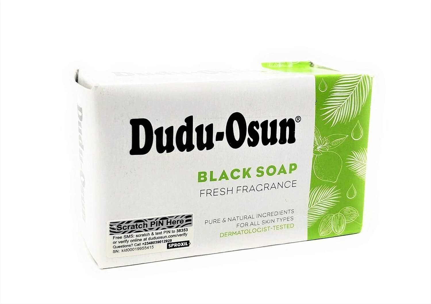 Dudu Osun African Black Soap, 100% Natural Soap For Anti Acne, Eczema, Psoriasis