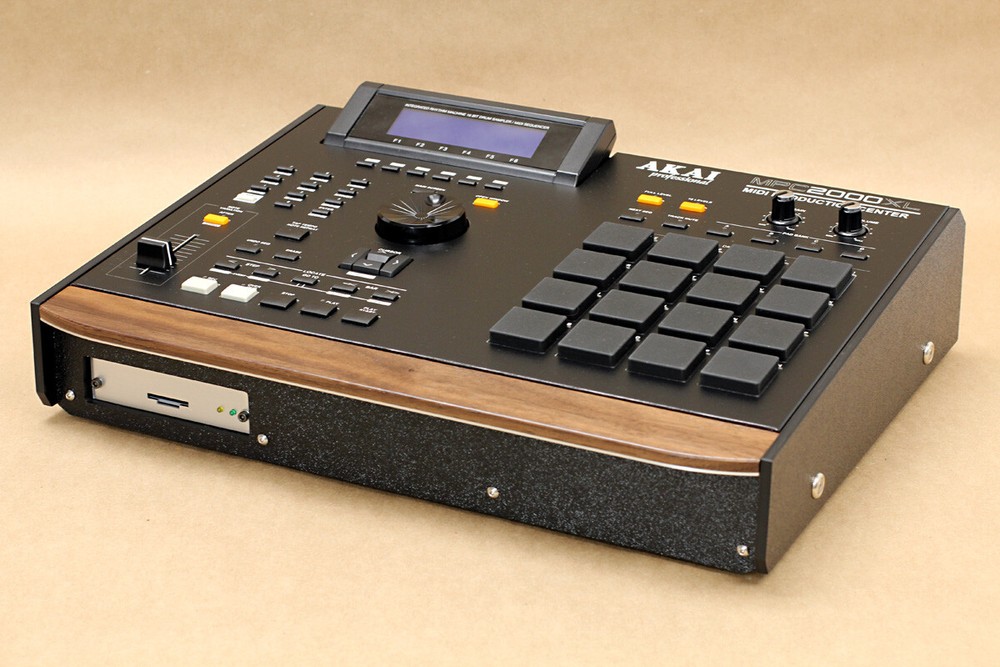 Akai MPC 2000XL Custom Black Modular with Black ABS Bezel & ATAPI Card Reader