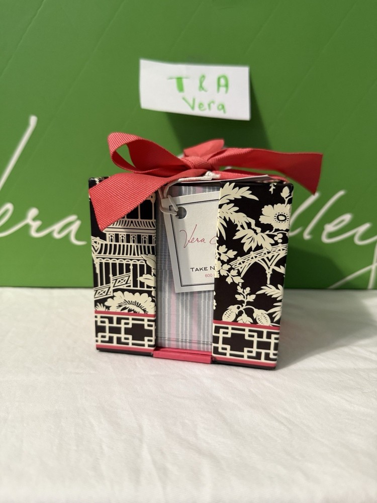 Vera Bradley Imperial Toile Take Note Cube NWT Retired Pattern