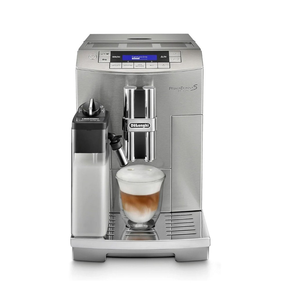 DeLonghi PrimaDonna ECAM28465M Superautomatic Espresso Machine - Silver
