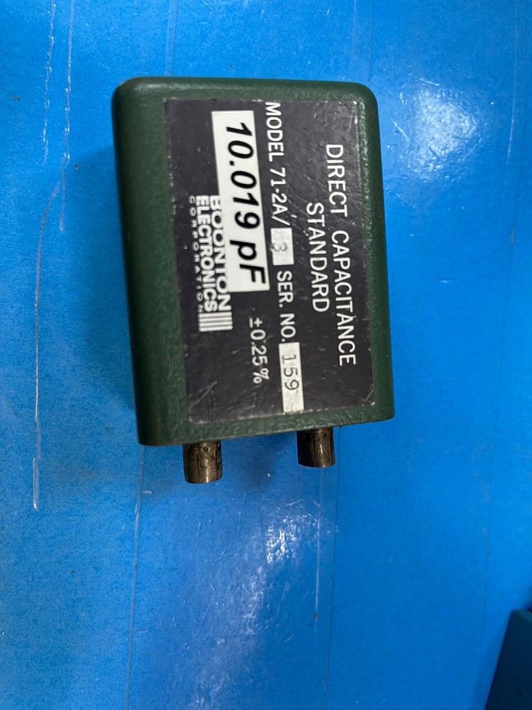 1P  BOONTON ELECTRONICS 76-1A DIRECT CAPACITANCE STANDARD 10.019PF