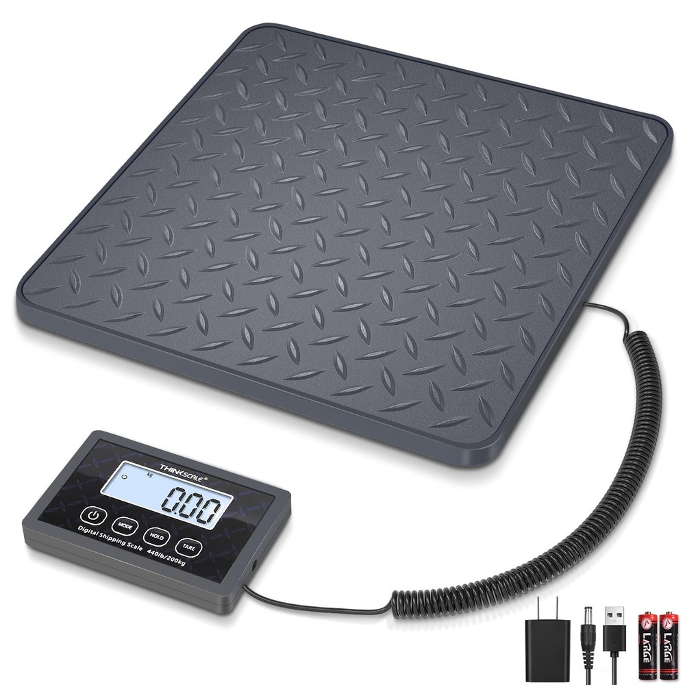 THINKSCALE Shipping Postal Scale with Integrated One-Piece Platform, 10g High...