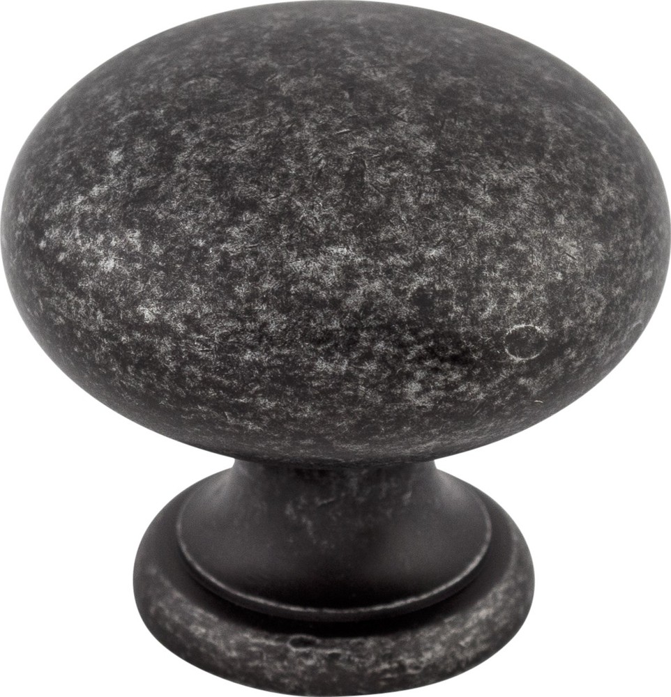 Top Knobs M283 Mushroom Knob 1 1/4" Black Iron