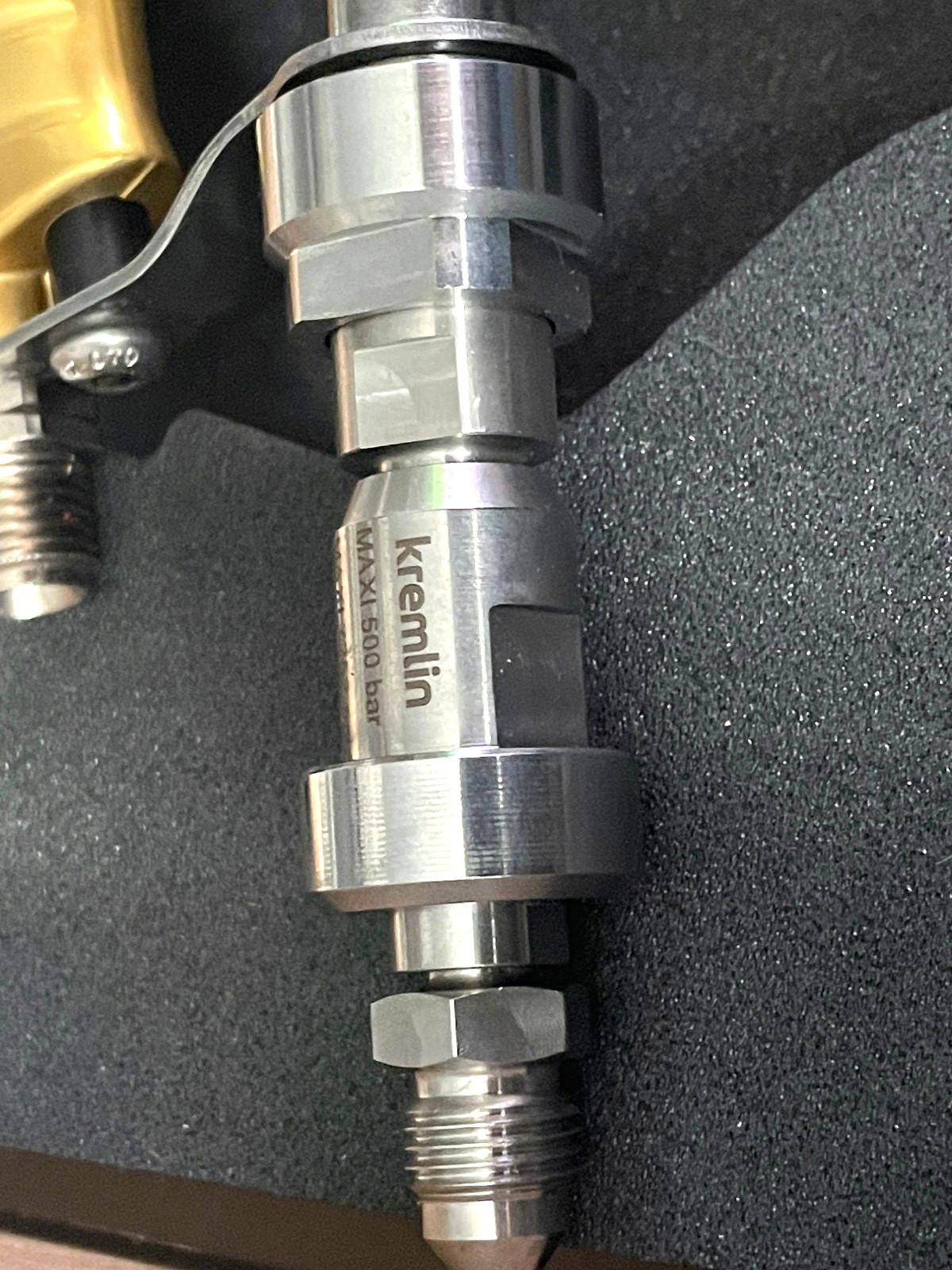 SAMES KREMLIN XCITE AIRMIX SPRAY GUN 120B NIB w/tip aircap fluid swivel-ss seat