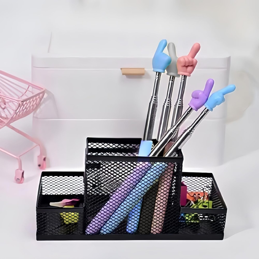 Retractable Teachers Classroom Hand Pointer, Extendable Pointer Finger Pink