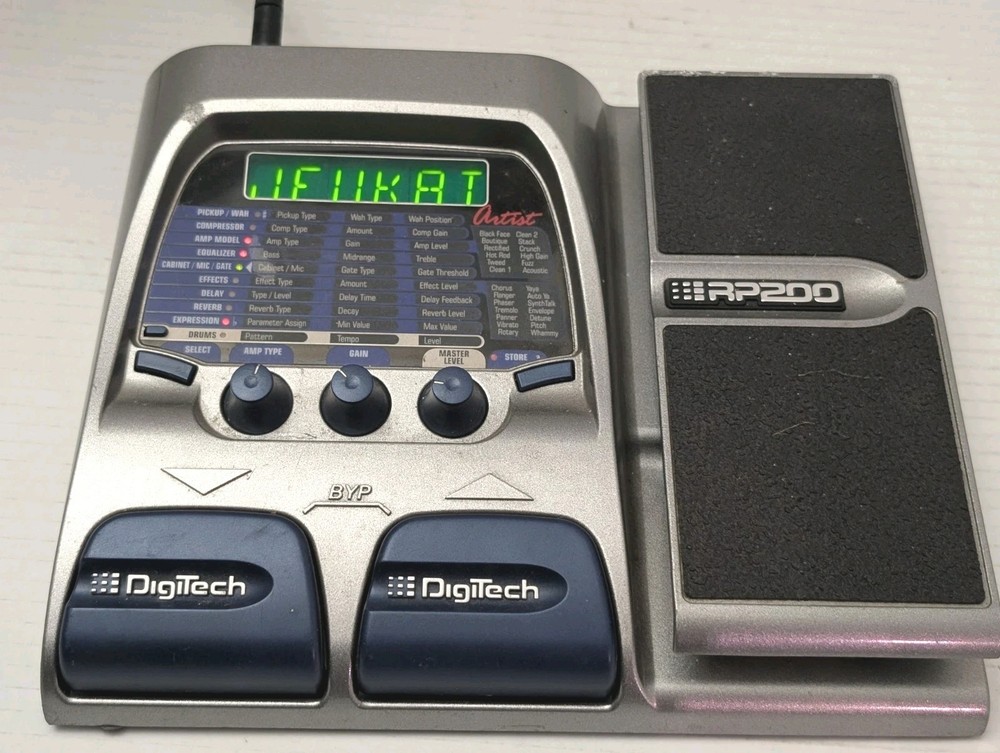 Digitech RP-200 Modeling Multi-Effects Guitar Pedal With Adapter