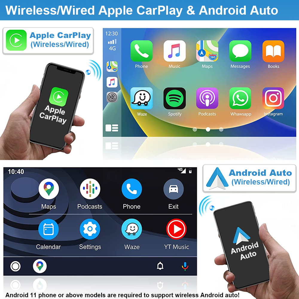 STEREO RADIO GPS ANDROID 12 CARPLAY FOR 2014-2018 CHEVROLET SILVERADO GMC SIERRA