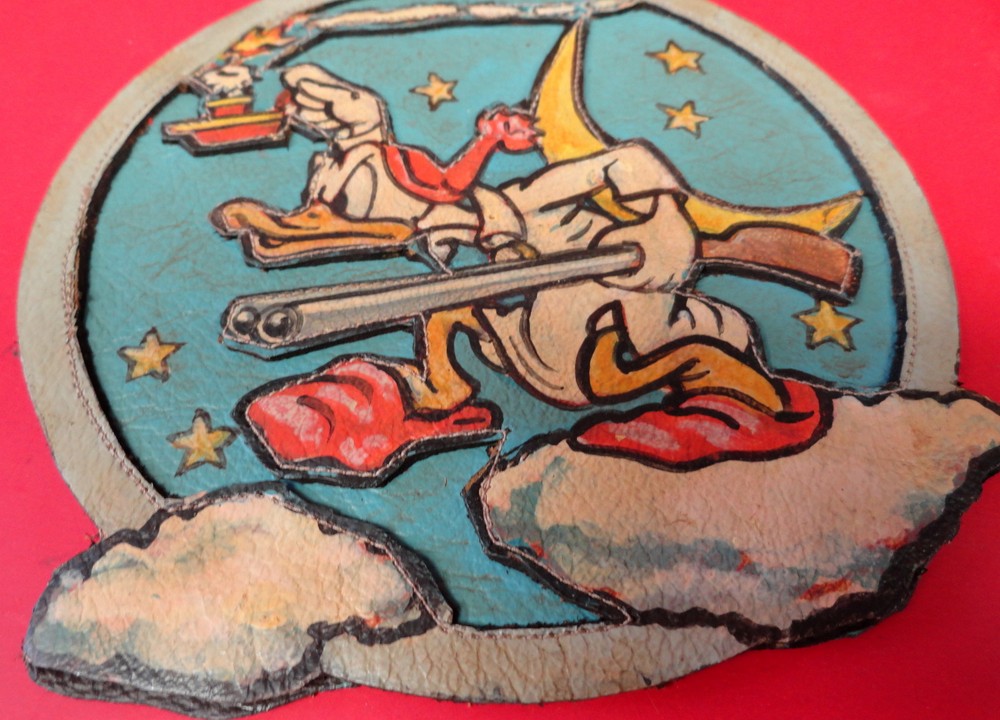 USAAF 415TH FIGHTER SQUADRON P-61 LAYERED LEATHER PATCH