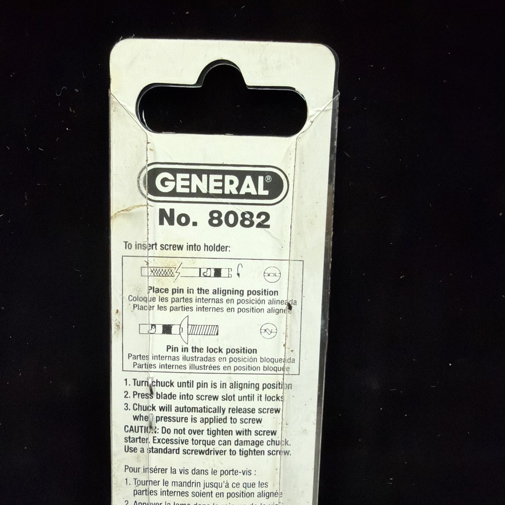 General 8082 Screw Starter