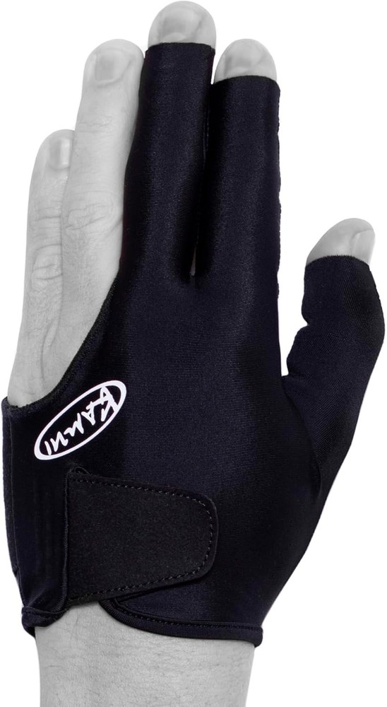 QuickDry Billiard Glove, Left Hand, Black - Large