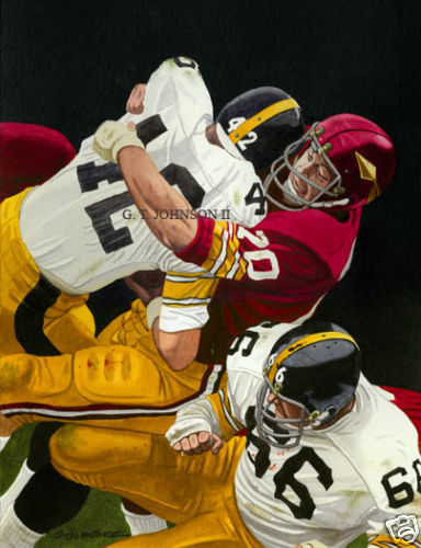 SAM HUFF REDSKINS ART PRINT