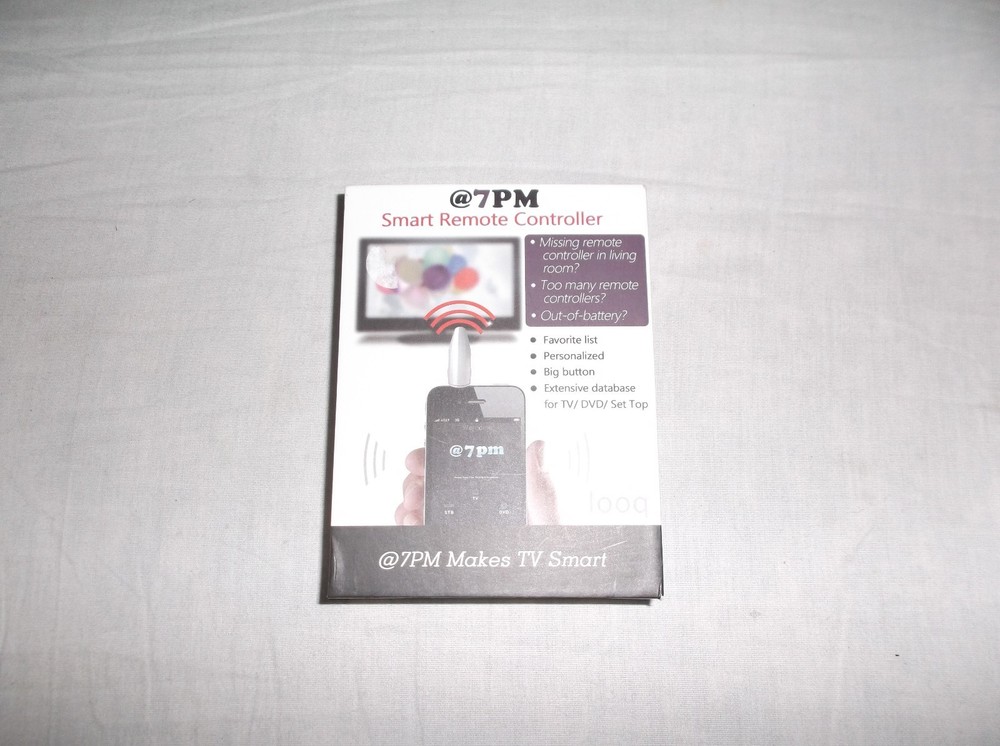 NEW Looq @7PM Smart TV Remote Controller For Android / IOS Smartphones 8509