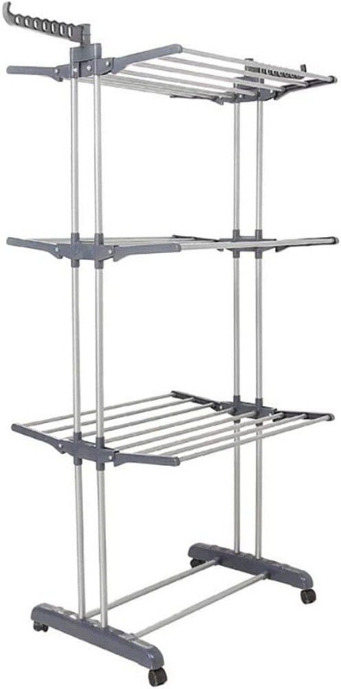 Rolling Clothes Drying Rack Laundry Rack Foldable Tendedero Para Secar La Ropa