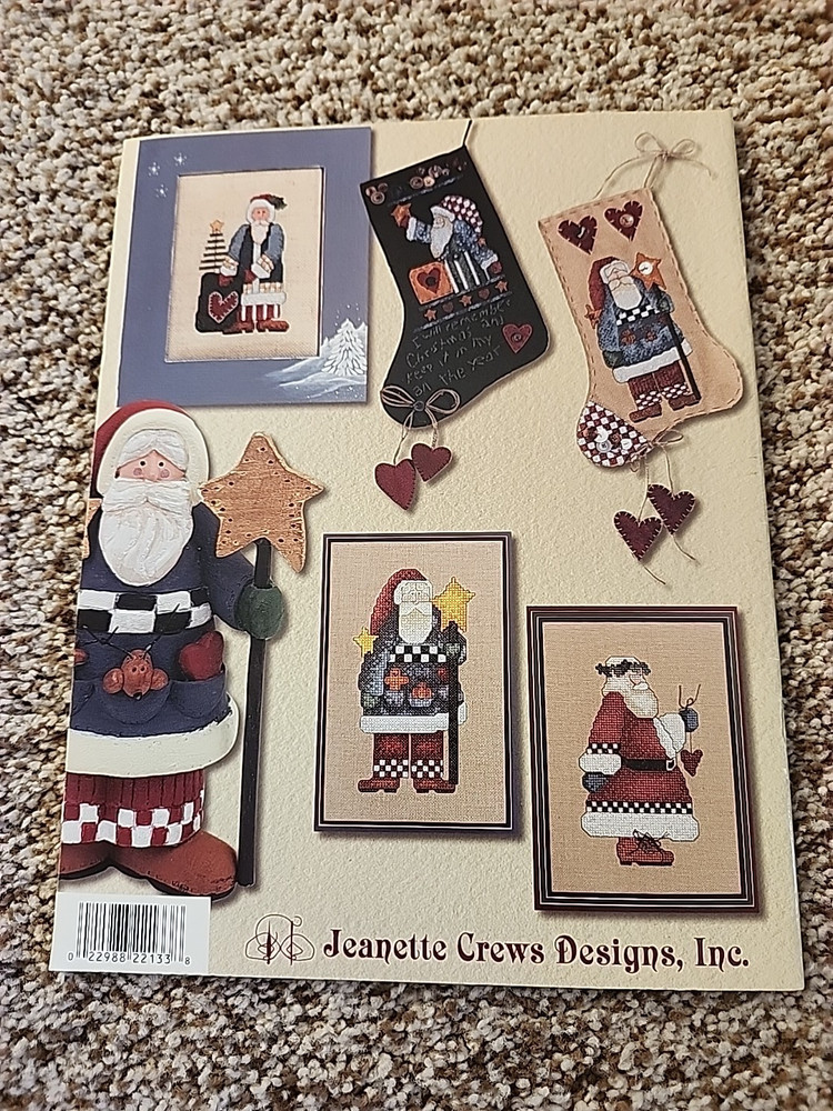 7 Jeanette Crew Designs Counted Cross Stitch Pattern Leaflets