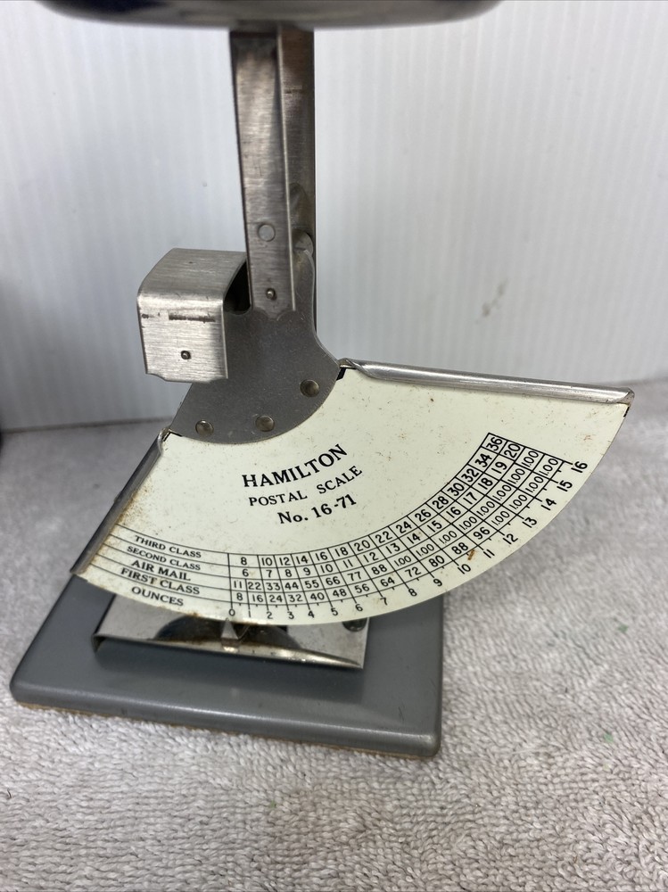 Vintage Hamilton No. 16-71 Postal Scale With Box
