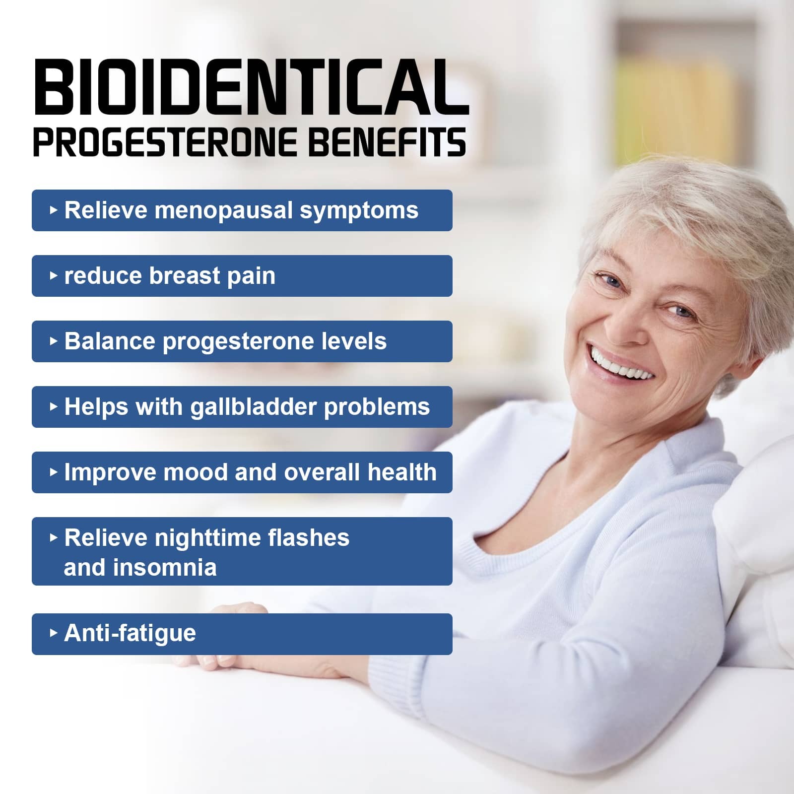 Menopause Progesterone Cream for Women Hormone Balance Bioidentical Estrogen