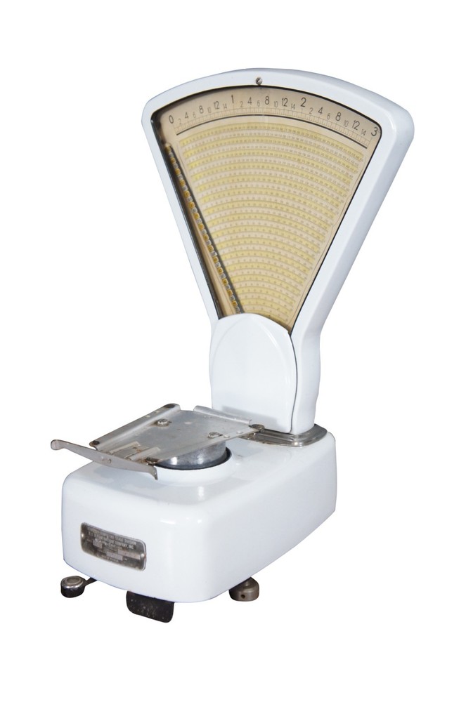 Belgian Berkel Broadweigh No 405 Standard Computing 3lb Weight Scale 21"