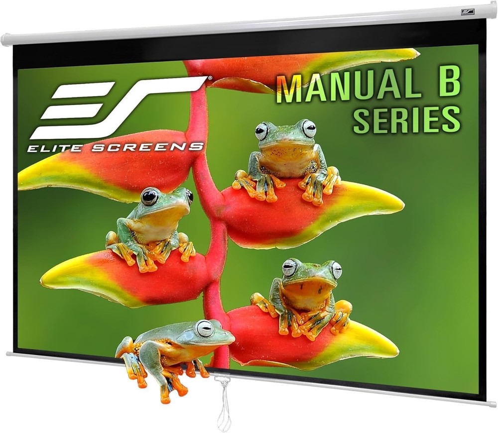 Elite Screens Manual B, 100-INCH Pull Down Projector Screen 100 INCH