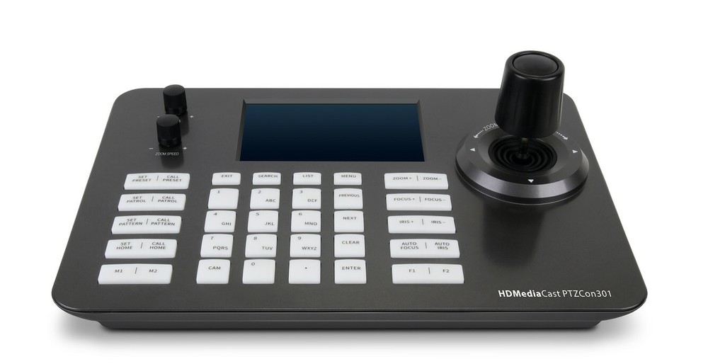 HDMediaCast PTZ IP Controller with 5 Inches Screen 