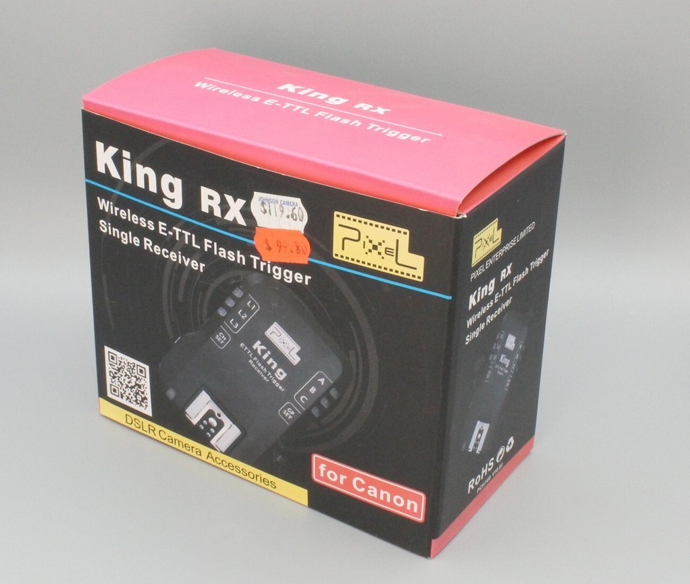 Pixel King RX Wireless E-TTL Flash Trigger Single Receiver (7321)