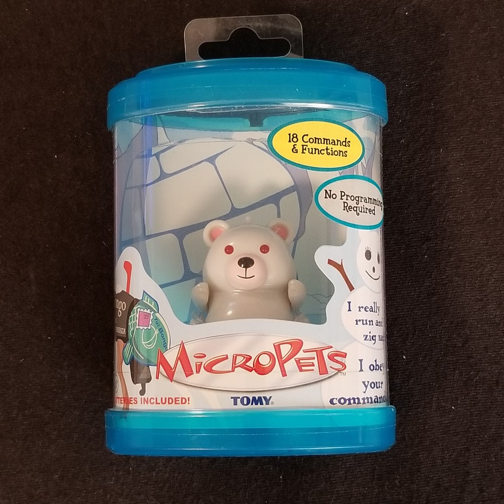 Tomy MicroPets - Bongo North Micronesia - 18 Commands & Functions - Brand New