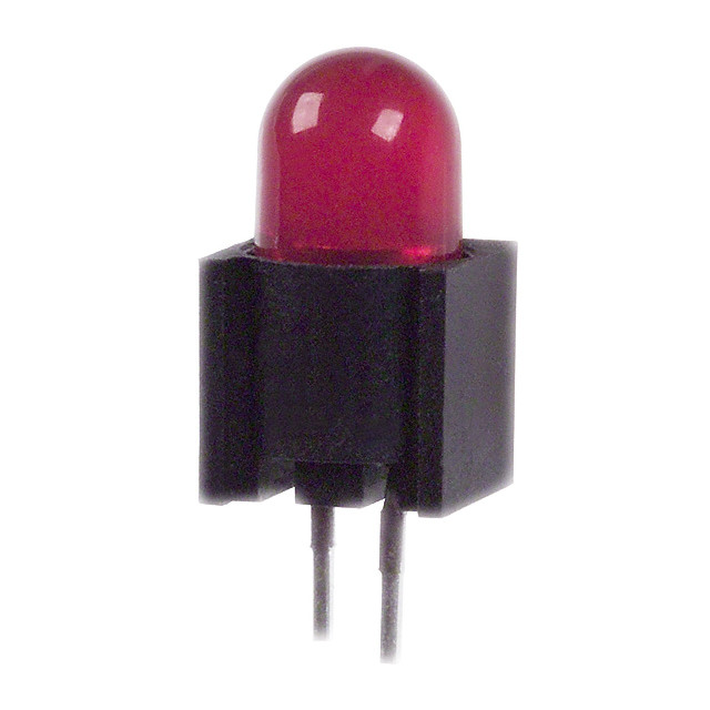 Pack of 2 550-5104F LED 5MM VERT SUP DIFF RED PCMNT