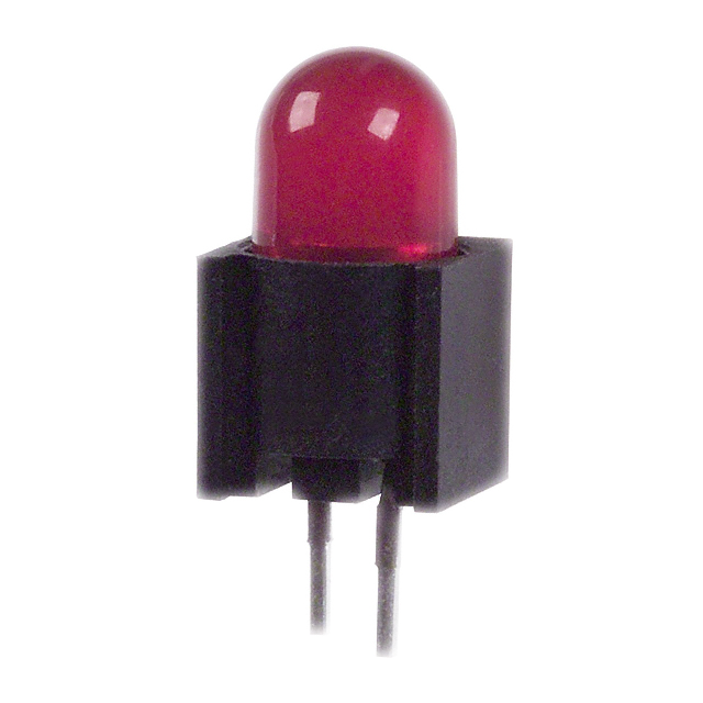 Pack of 2 550-5104F LED 5MM VERT SUP DIFF RED PCMNT