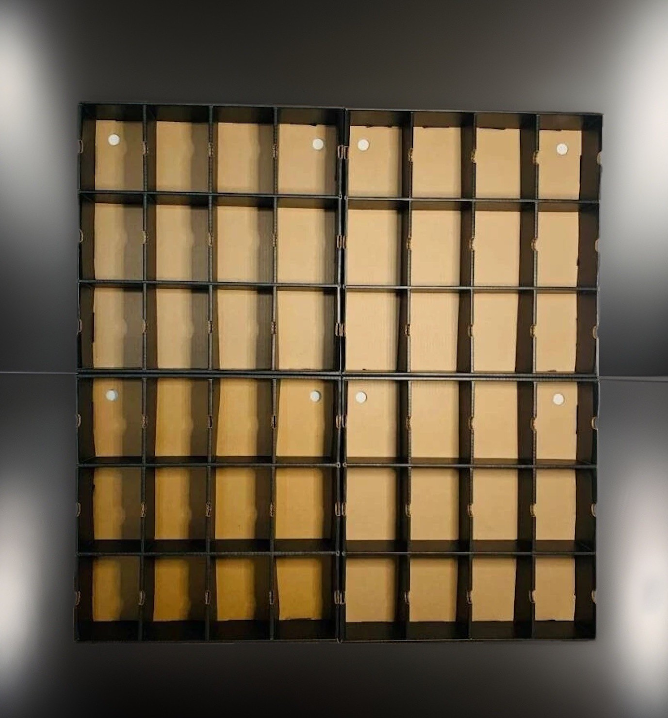 Funko Pop Display shelf Kubbie FOUR PACK...BLACK.