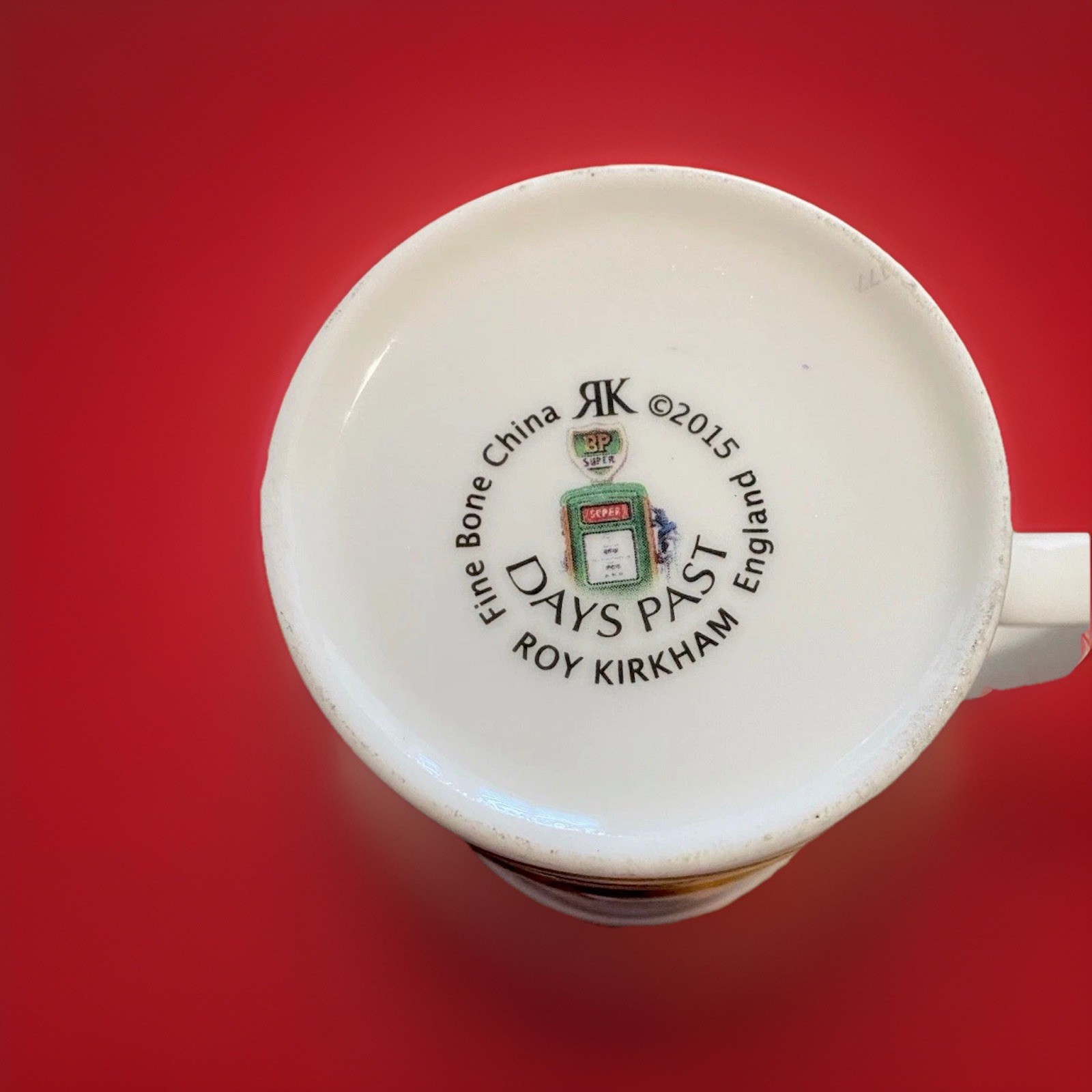 British Motorcycle Mug By Paul Kirkham. Made In England 2015. Fine Bone China