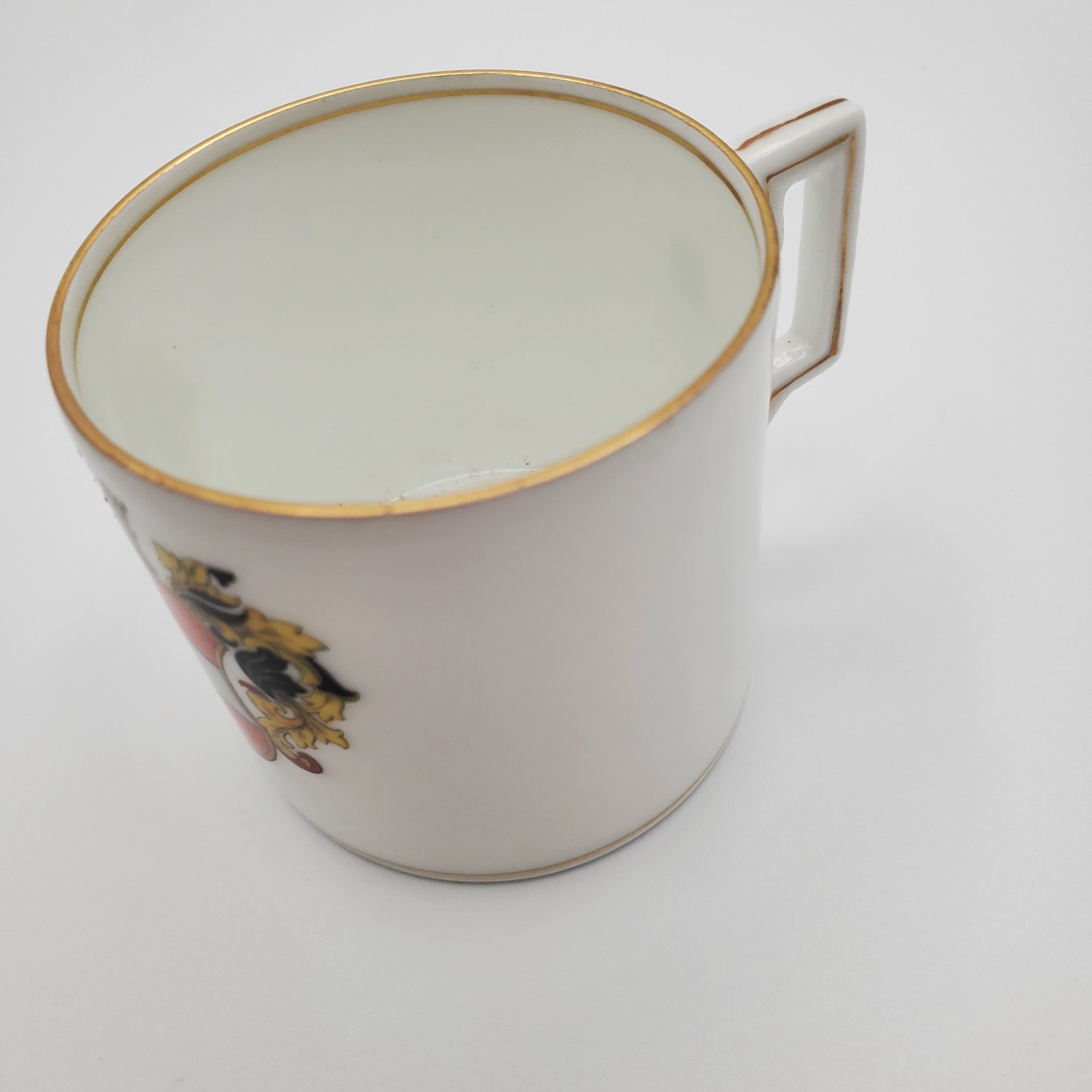 WWI Imperial German Loewen Leuven 1914-16 Belgium Porcelain Cup Schirnding AG