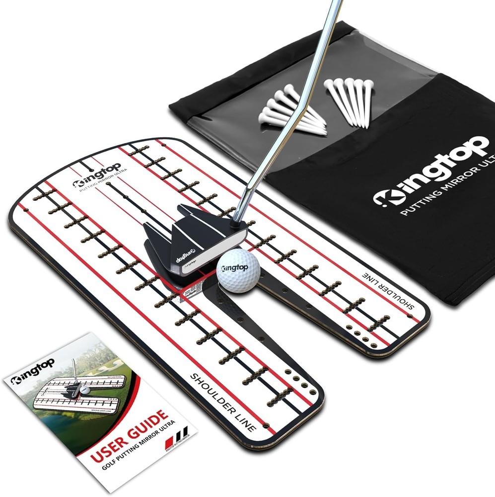Golf Putting Mirror Alignment Putting Training Aids Consistency & Accuracy Ideal