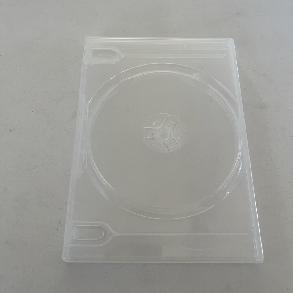 DVD Case 2 Disc Clear Brand New Replacement