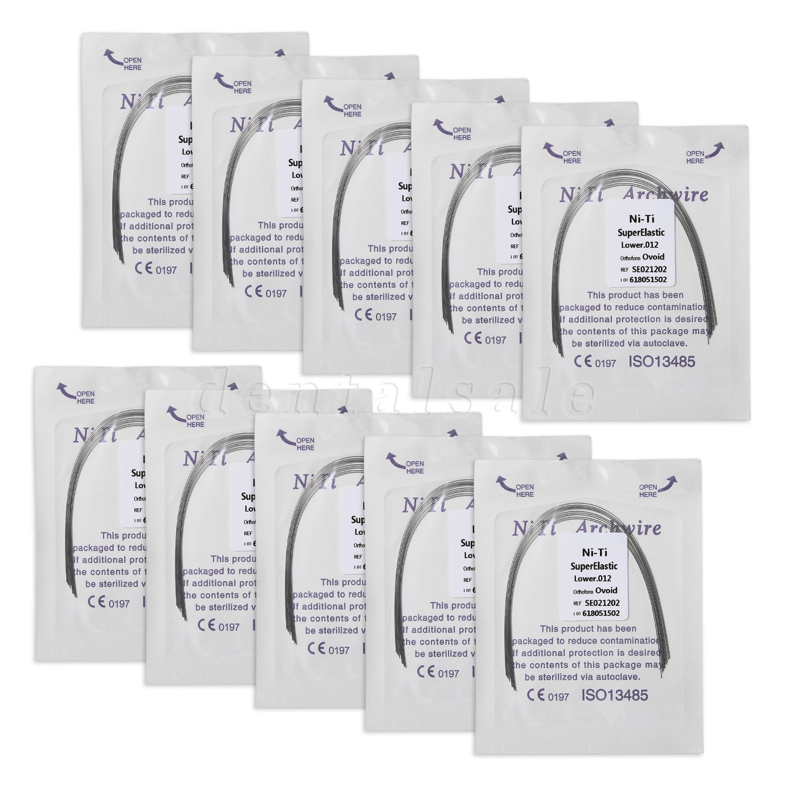 Dental Super Elastic Niti Round Arch Wires Wire for Bracket Braces Alambre st