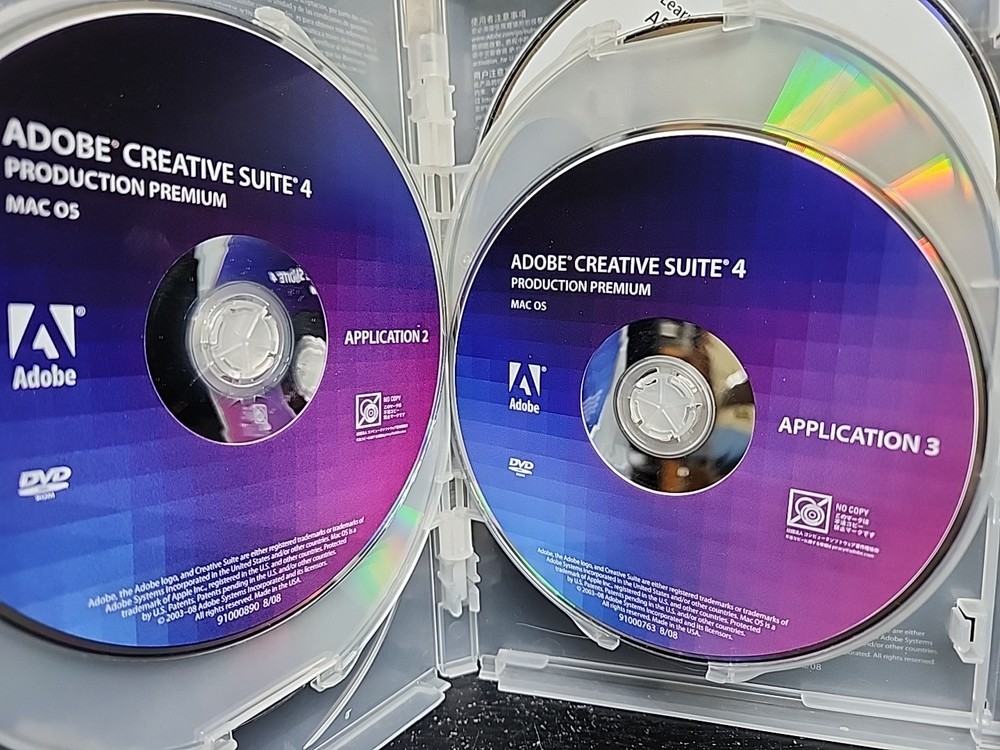 Adobe Creative Suite 4 Production Premium ~ Mac OS ~ Full Version with Serials