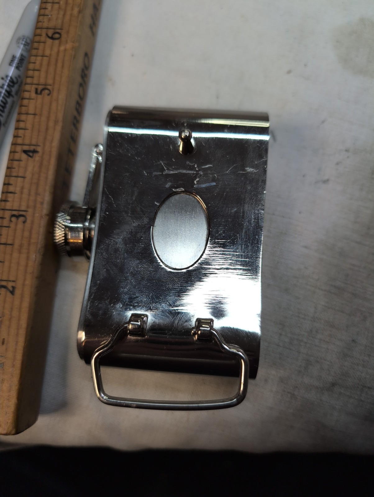 Cast & Blast 3 oz. Stainless Steel Flask Belt Buckle