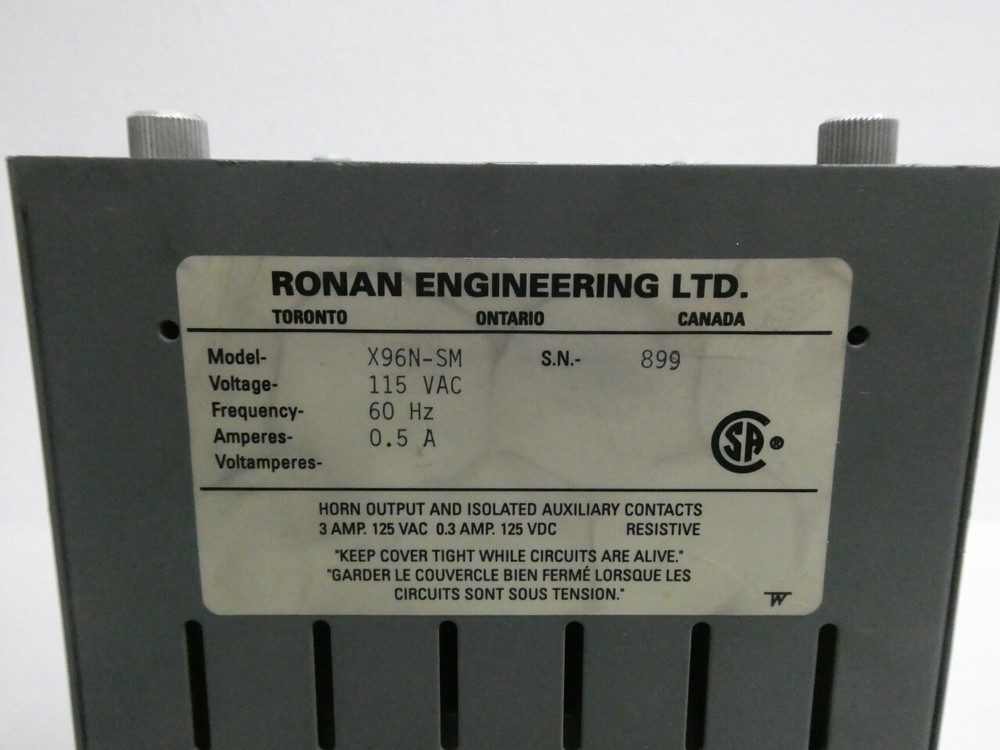 Ronan X96N-SM Process Computer Densitometer 115v-ac