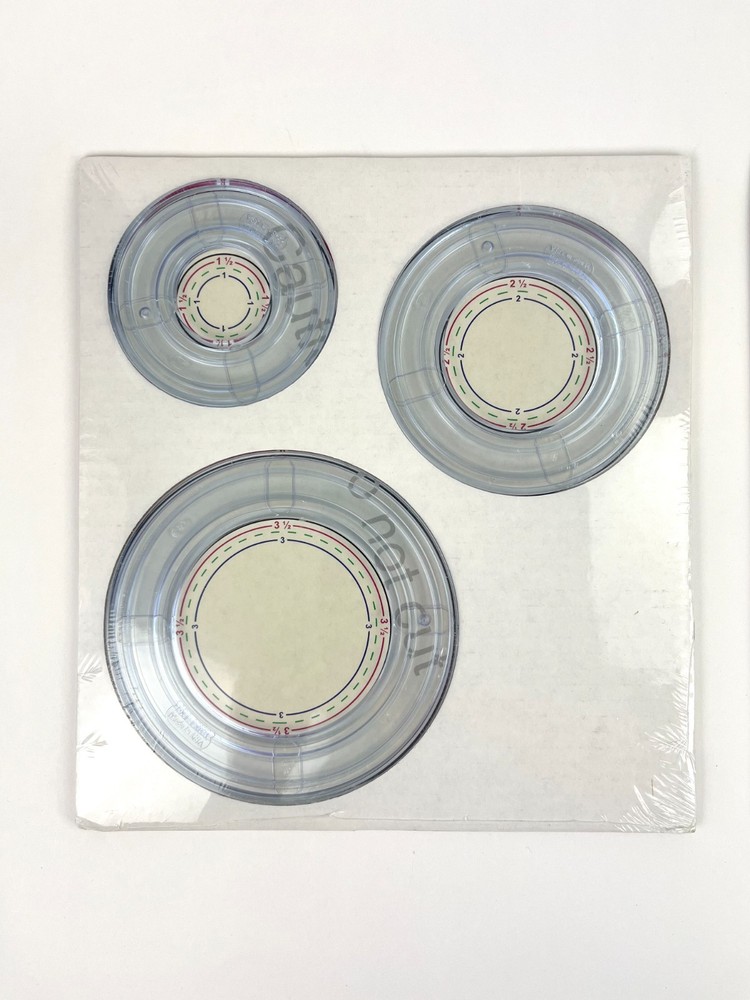 Creative Memories Circle & Oval Cutting Patterns Templates NIP 2000