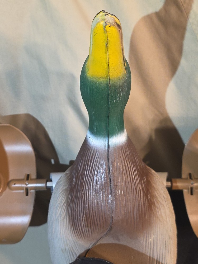 Rare Vintage Wind Driven Mallard Mojo Decoy With Unique Wing Array U.S.A. Nice!!