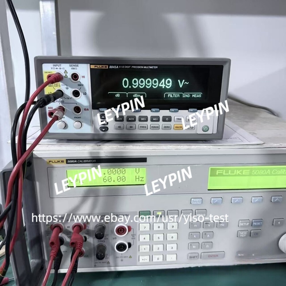 1PC Fluke 8845A Digital Multimeter 6.5 Digit Precision Multimeter /Good function